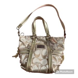 NWOT Vintage Coach Poppy tote